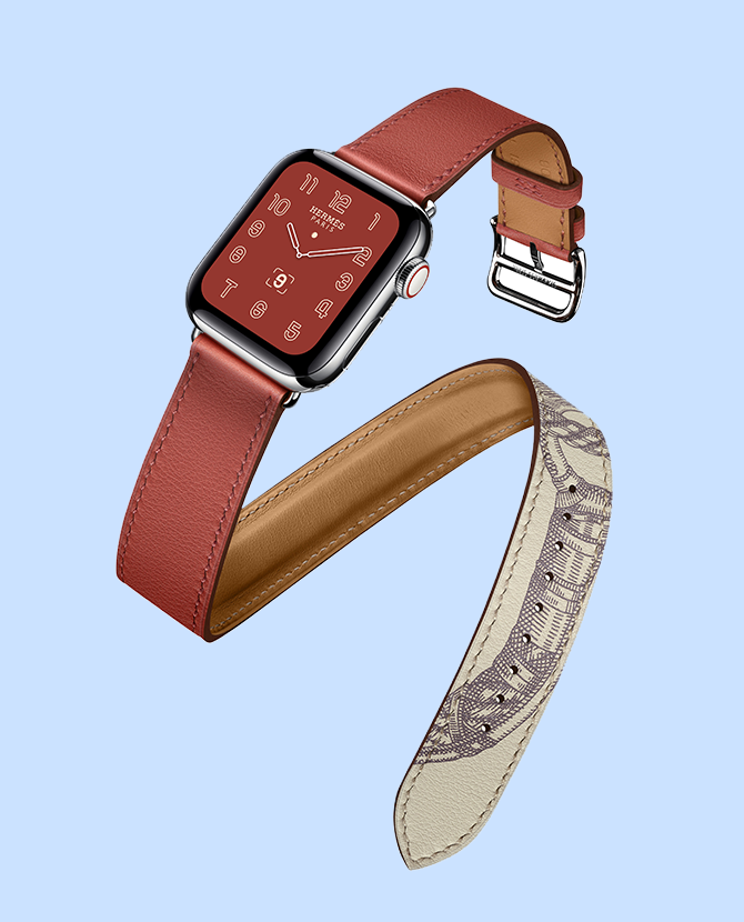 Вышла пятая серия Apple Watch Hermès