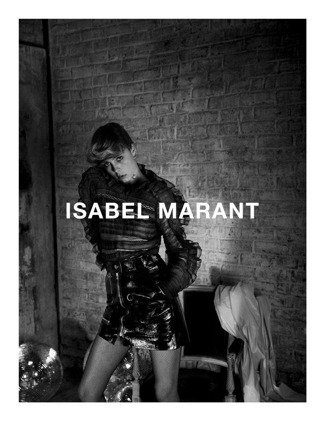 Эди Кэмпбелл впервые стала лицом Isabel Marant