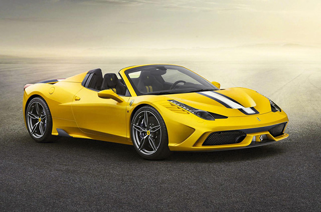 Ferrari 458 Speciale Aperta в открытом кузове