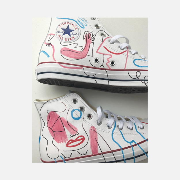 Художница Маша Рева выпустит коллаборацию с Converse