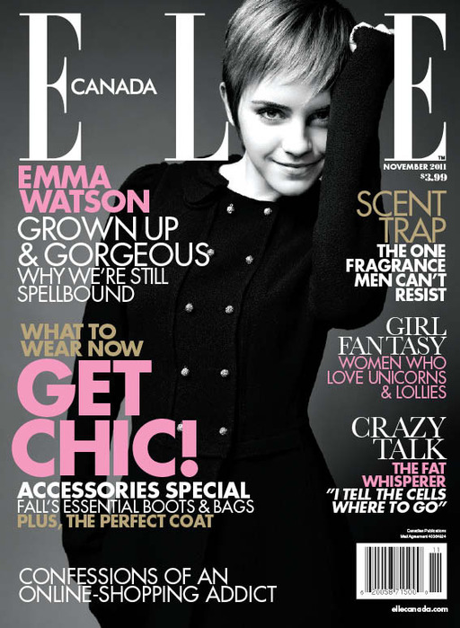 Эмма Уотсон на обложке ноябрьского Elle Canada