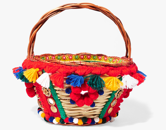 Dolce & Gabbana<p><a target=\"_blank\" href=\"https://www.net-a-porter.com/ua/en/product/681498/Dolce_and_Gabbana/embellished-wicker-basket\">net-a-porter.com</a></p>