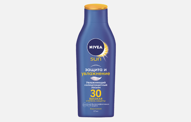 Увлажняющий солнцезащитный лосьон 30 от Nivea, 500 руб.