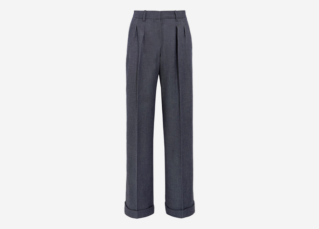 Брюки, Max Mara<p><a style=\"\" target=\"_blank\" href=\"https://www.net-a-porter.com/ru/en/product/885574/max_mara/wool-twill-wide-leg-pants\">net-a-porter.com</a></p>