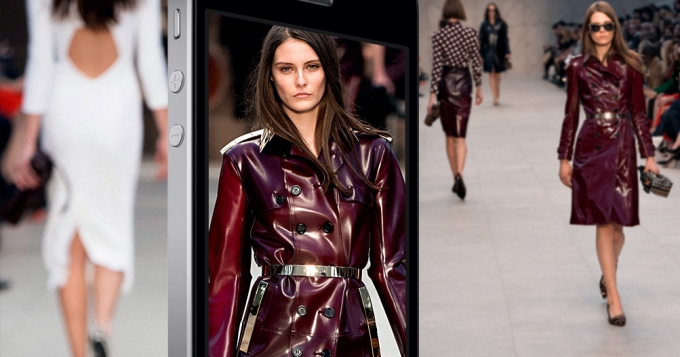 Burberry снимут показ на iPhone 5S