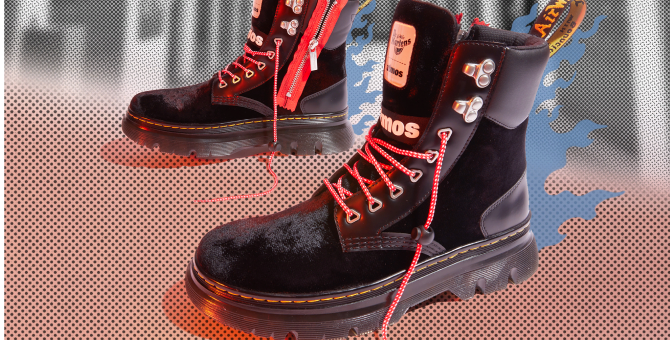 В «KM20» появились ботинки из коллаборации Dr. Martens и концепт-стора atmos